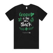 Green Is The New Black - Organic Unisex Tee Black