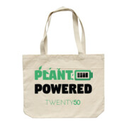 Plant Powered - Eco Biodegradable Shoulder Bag Natural
