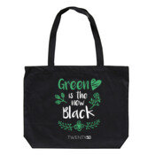 Green Is The New Black - Eco Biodegradable Shoulder Bag Black