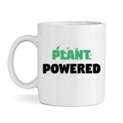 Plant Powered - White Ceramic Mug 