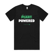 Plant Powered - Organic Unisex Tee Black