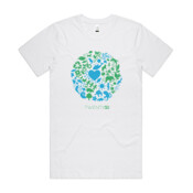 One Planet - Organic Unisex Tee White